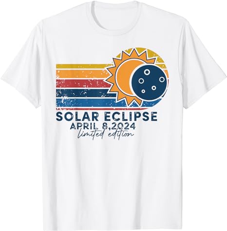 Limited Edition Solar Eclipse Total Eclipse April 8 2024 T-Shirt