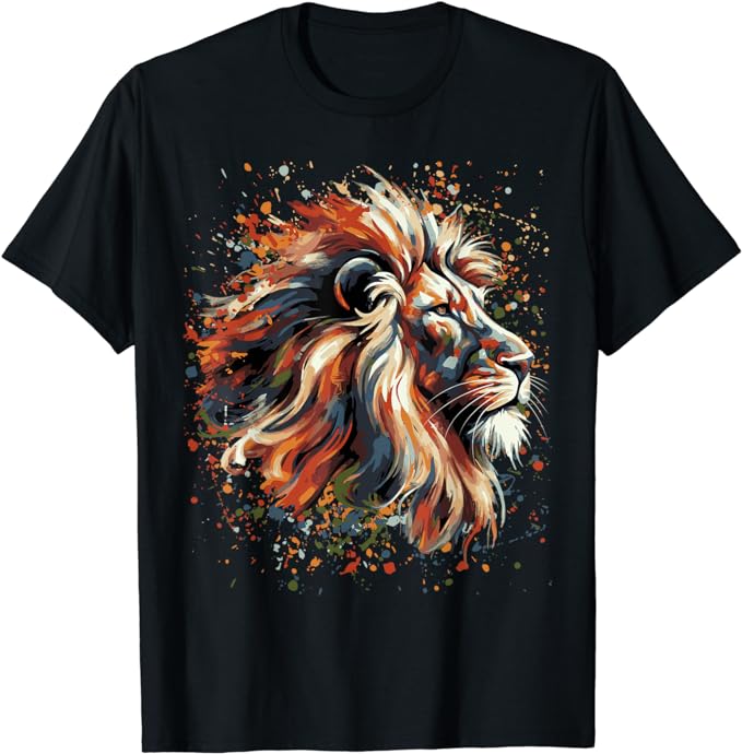 Lion Animal King Nature Graphic Tees Women Men Kids Trendy T-Shirt