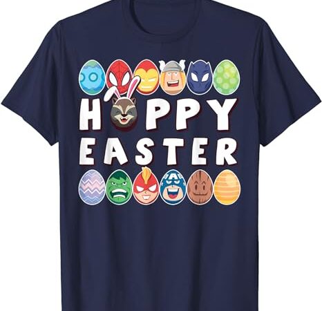 Marvel easter hoppy easter group eggs t-shirt