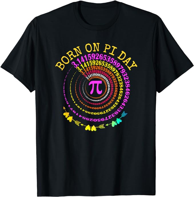 Math Love Pie Teacher Happy Pi Day 2024 Yes It’s my Birthday T-Shirt