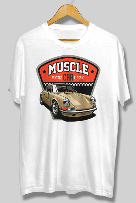 Muscle Cars T-shirt Bundle