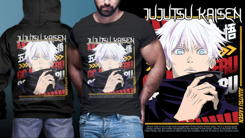 DOWNLOAD JUJUTSU KAISEN PART 08 TSHIRT DESIGN BUNDLE