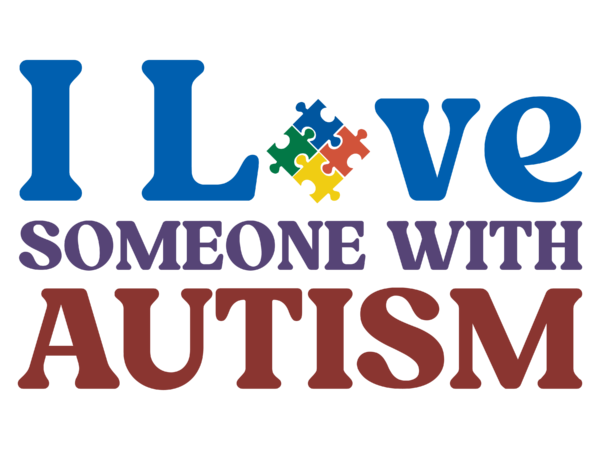 I love someone with autism svg t shirt design for sale