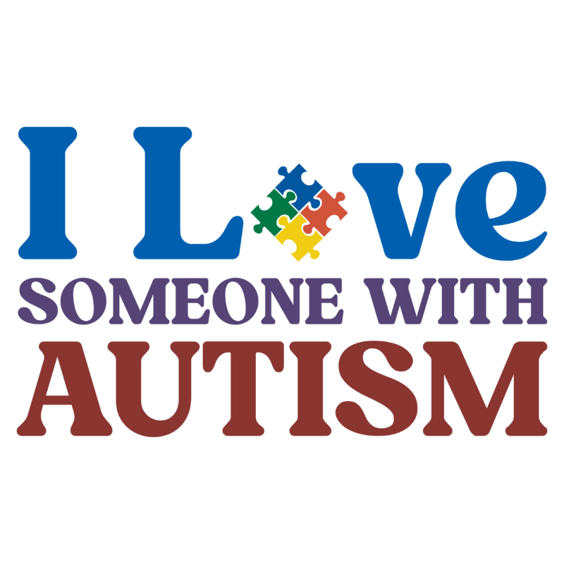 I Love Someone With Autism Svg