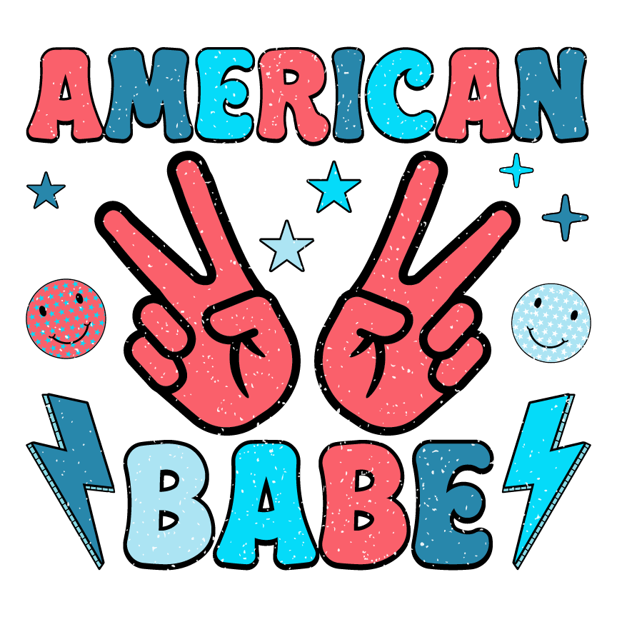 American Babe Png Sublimation - Buy t-shirt designs