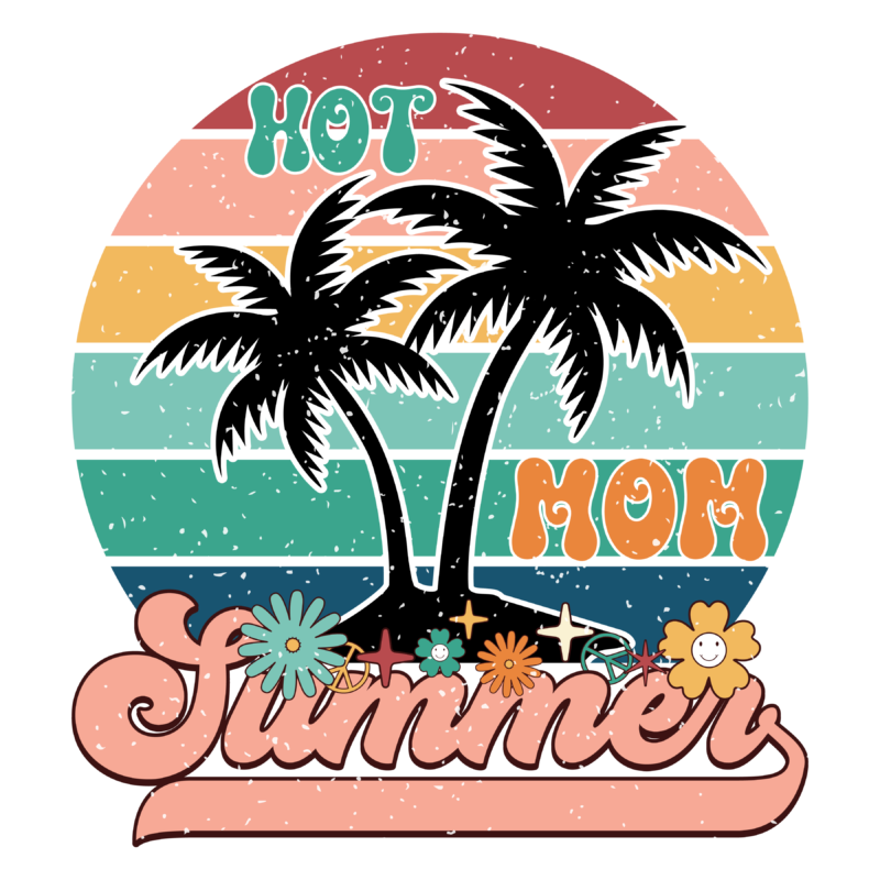 Hot Mom Summer Sublimation 2 Buy T Shirt Designs