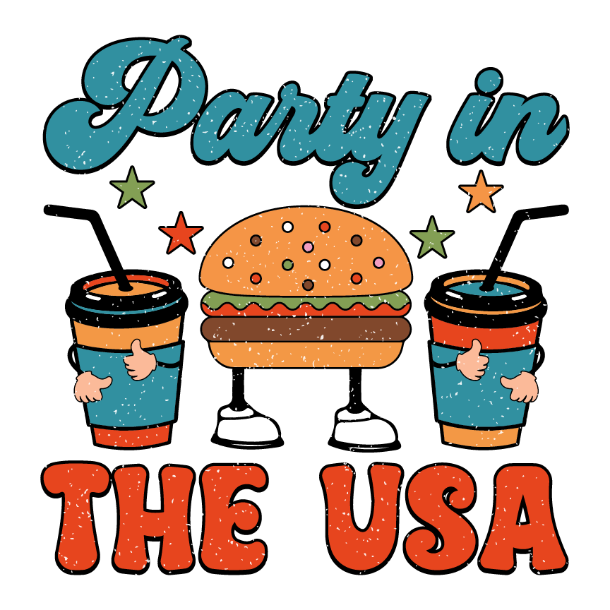 Party in the USA Png Sublimation - Buy t-shirt designs