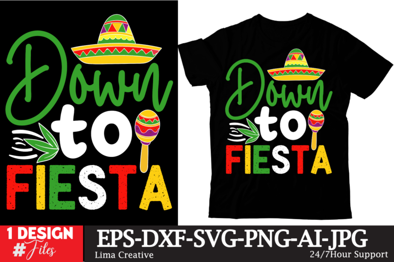 Down To Fiesta T-shirt DEsign, Cinco de Drinko Squad SVG, Cinco de Mayo Svg, Margarita Svg, Mexican Woman Svg, Mexico Svg, Cinco de Mayo Sh