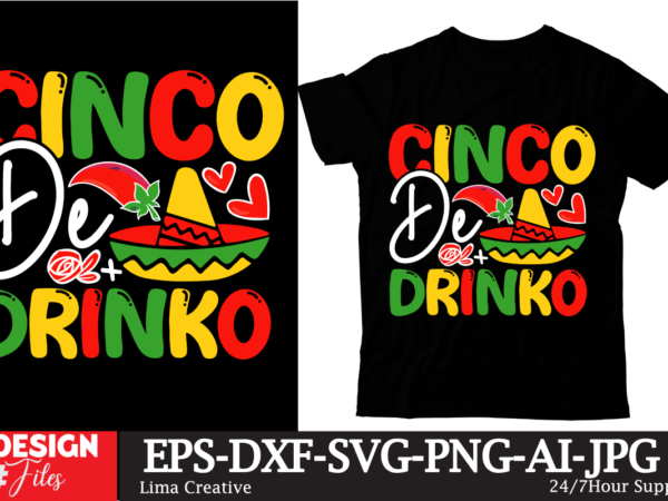 Cinco de drinko t-shirt design, cinco de drinko squad svg, cinco de mayo svg, margarita svg, mexican woman svg, mexico svg, cinco de mayo s