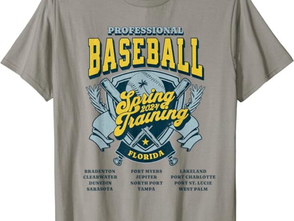 Professional baseball spring training 2024 florida cities t-shirt