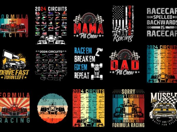 15 car racing shirt designs bundle p1, car racing t-shirt, car racing png file, car racing digital file, car racing gift, car racing downloa