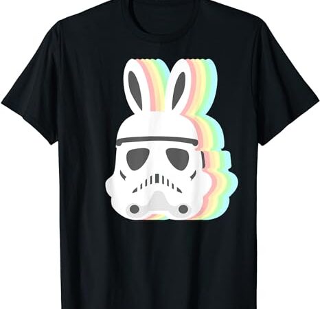 Star wars easter stormtrooper pastel bunny ears disney+ t-shirt