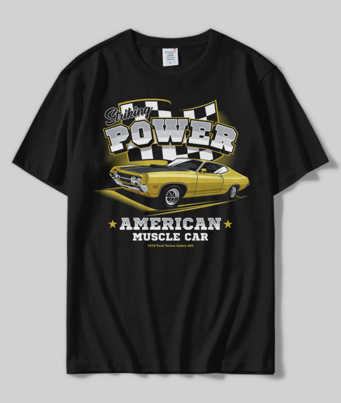 Muscle Cars T-shirt Bundle