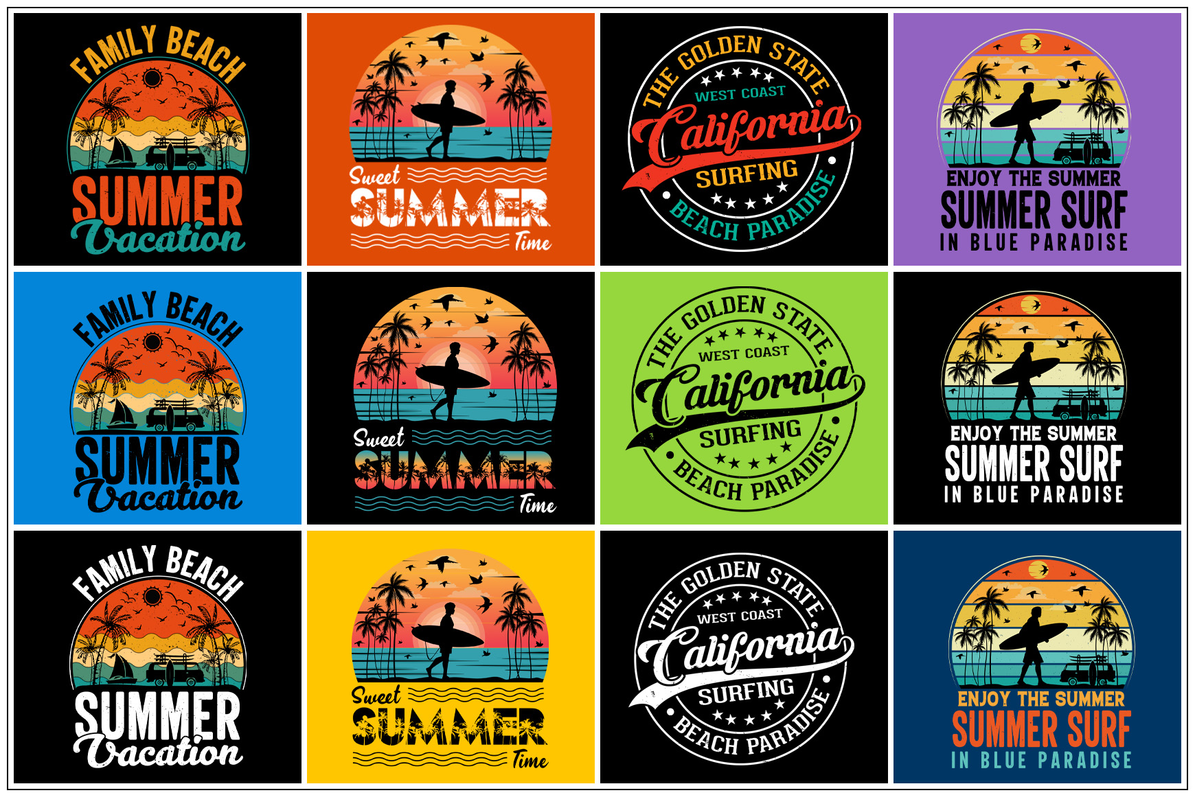 Summer,Summer TShirt,Summer TShirt Design,Summer TShirt Design Bundle ...