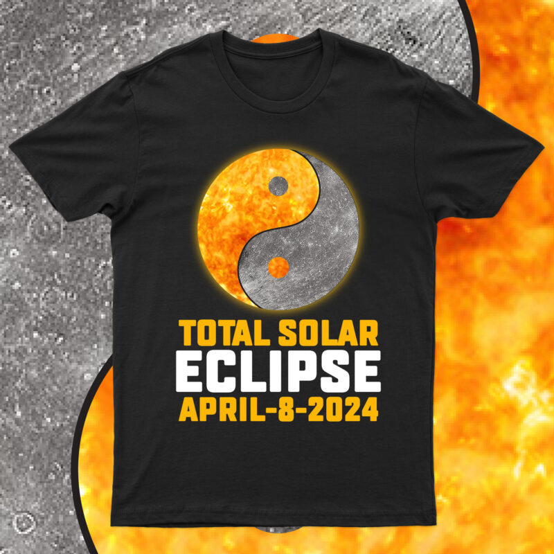 Total Solar Eclipse | T-Shirt Design For Sale!!