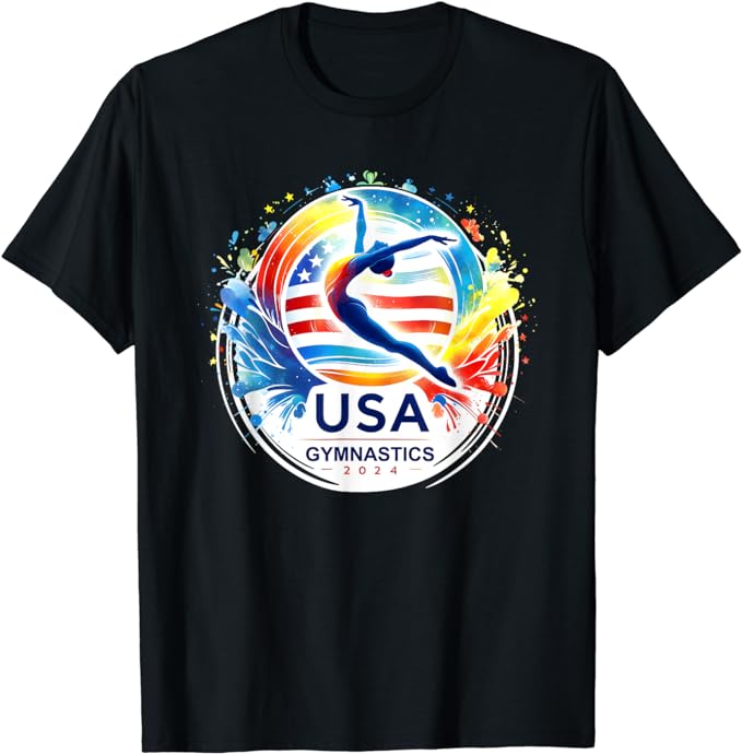 USA 2024 Games United States Gymnastics America 2024 USA T-Shirt