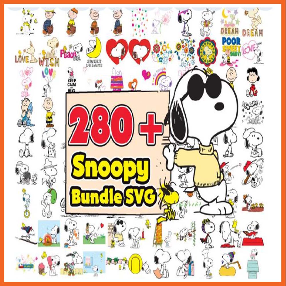 Snoopy Bundle Svg - Buy t-shirt designs