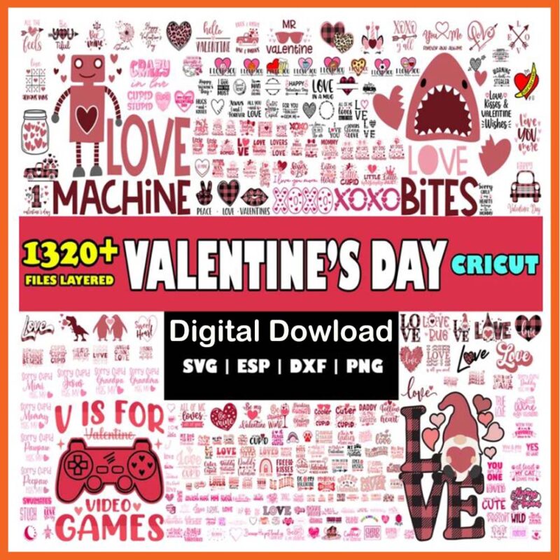 Valentine’s Day Bundle Svg