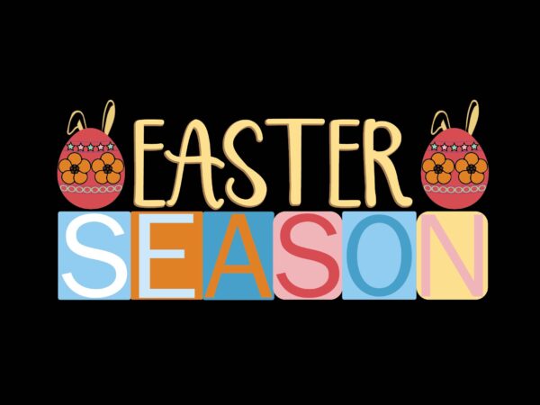 Easter season vector clipart