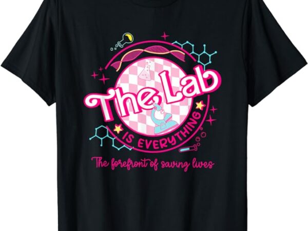 Women pink lab week 2024 medical lab science lab tech team t-shirt