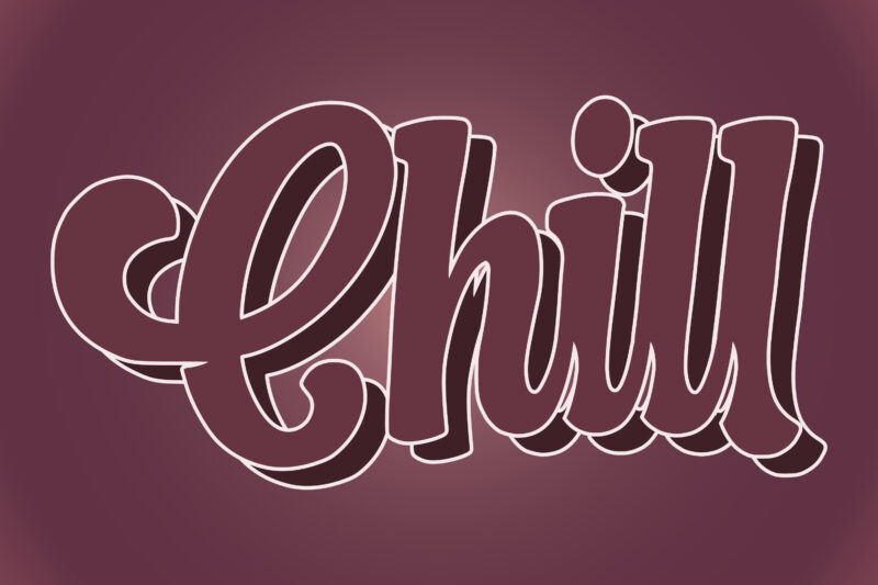 chill t shirt design