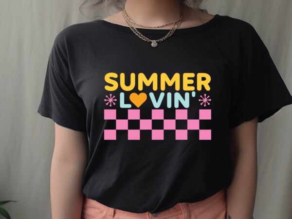 Summer lovin’ t shirt template vector