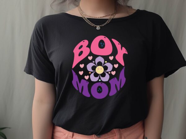 Boy mom t shirt template