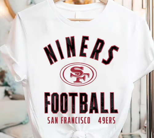 Niners football T shirt vector artwork