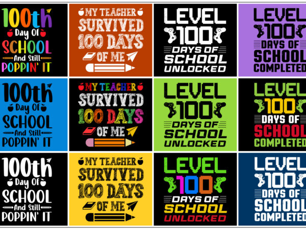 100 days of,100 days of tshirt,100 days of tshirt design,100 days of tshirt design bundle,100 days of t-shirt,100 days of t-shirt design