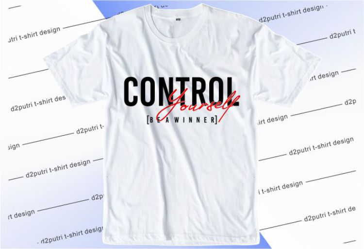 Control Yourself Be A Winner Svg, Slogan Quotes T shirt Design Graphic Vector, Inspirational and Motivational SVG, PNG, EPS, Ai,