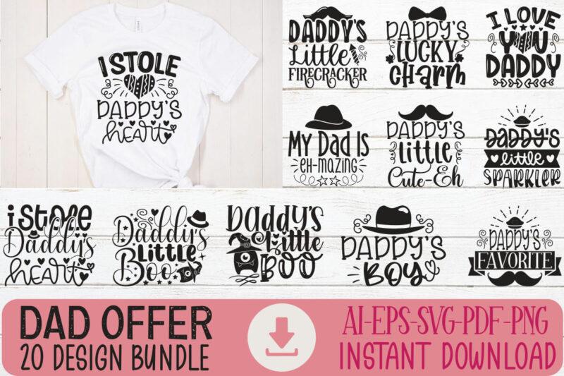 Happy Father’s Day SVG Bundle, Dad SVG bundle, Father’s Day SVG Bundle, Dad quotes svg, PNG clipart, Dad SVG bundle, svg bundle dad gift