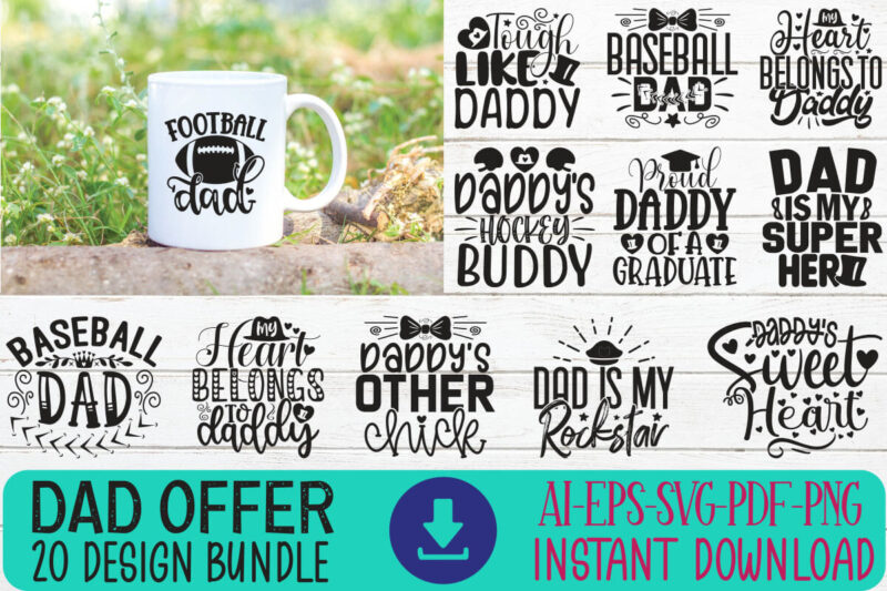 Happy Father’s Day SVG Bundle, Dad SVG bundle, Father’s Day SVG Bundle, Dad quotes svg, PNG clipart, Dad SVG bundle, svg bundle dad gift