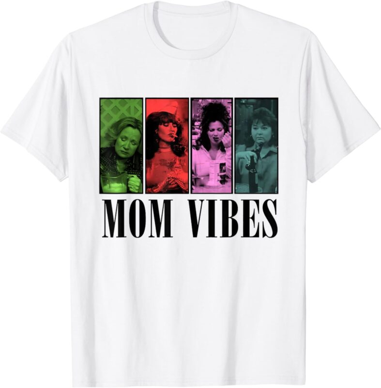 90’s Mom Vibes Vintage Retro Funny Mom Life Mother Day T-Shirt