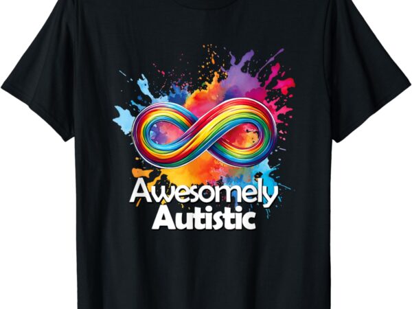 Autism awareness shirt kids boys infinity girls rainbow t-shirt