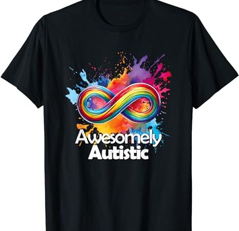 Autism awareness shirt kids boys infinity girls rainbow t-shirt