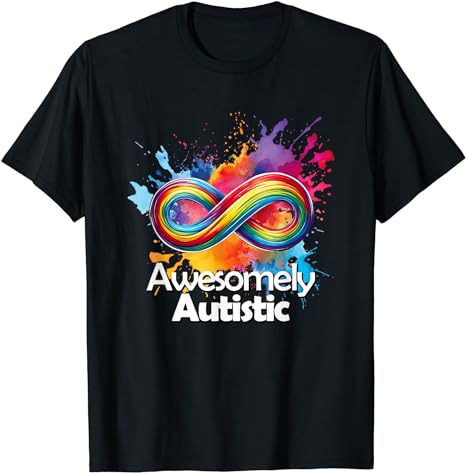 Autism Awareness Shirt Kids Boys Infinity Girls Rainbow T-Shirt