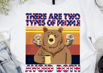 Bear Drinking Coffee There Are Two Types Of People Avoid Both Vintage Shirt LTSP