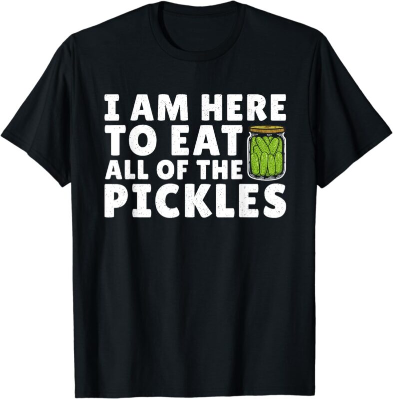 Best Pickle Design For Men Women Kids Cucumber Pickle Lover T-Shirt