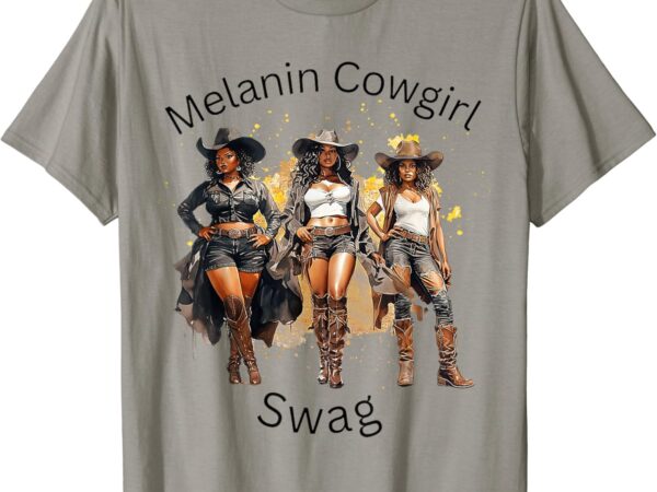 Black cowgirls african american texas girls gift women t-shirt