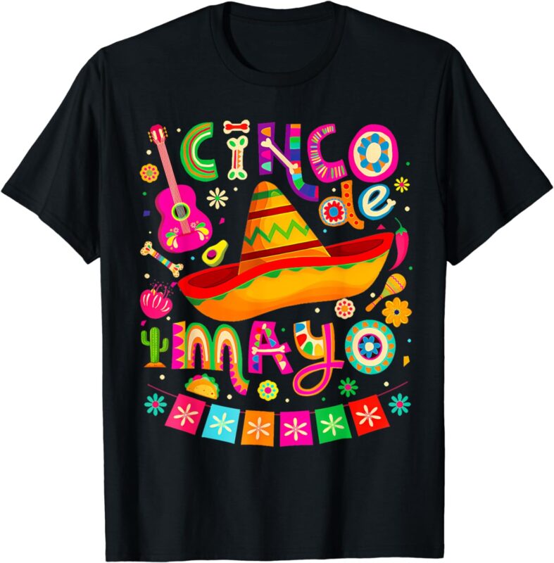 Cinco De Mayo For Mens Womens Kids Mexican Fiesta 5 De Mayo T-Shirt