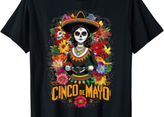Cinco De Mayo Girl Mexican Fiesta 5 De Mayo T-Shirt