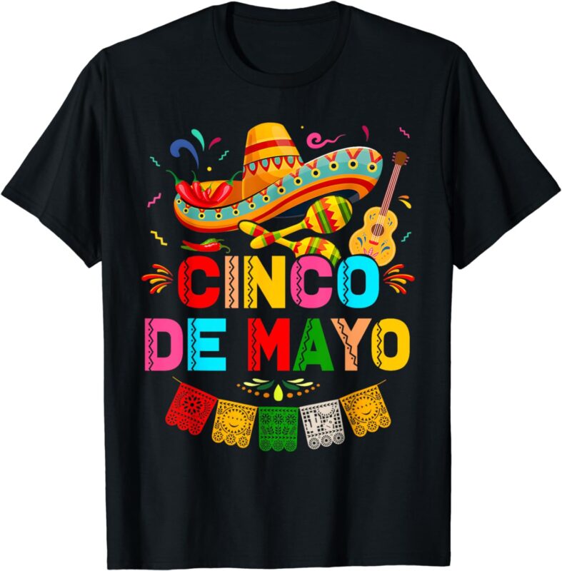 Cinco De Mayo Shirt Party Mexican Fiesta 5 De Mayo Women Men T-Shirt