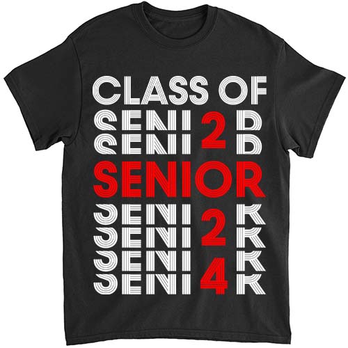 Class of 2024 Senior 2024 Seniors Graduation 2024 Graduate T-Shirt ltsp