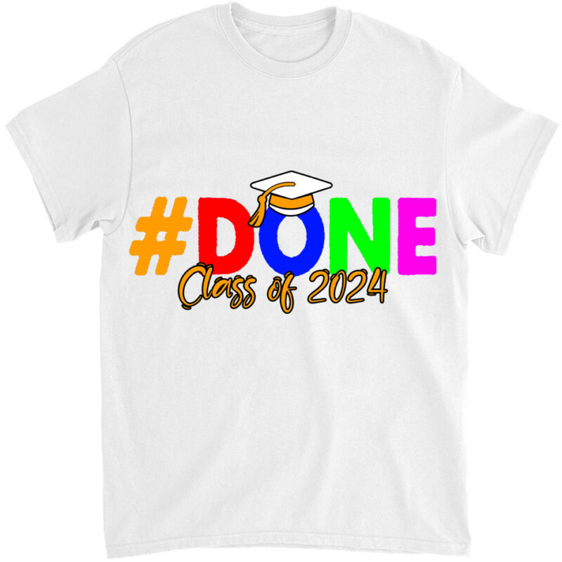 Class of 2024 Shirts, Graduation Gifts for Him Family Women T-Shirt lts png file