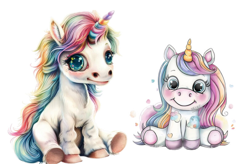 Happy Face Rainbow Baby unicorn