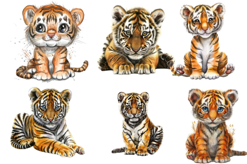 Baby tiger full body Sublimation - Buy t-shirt designs