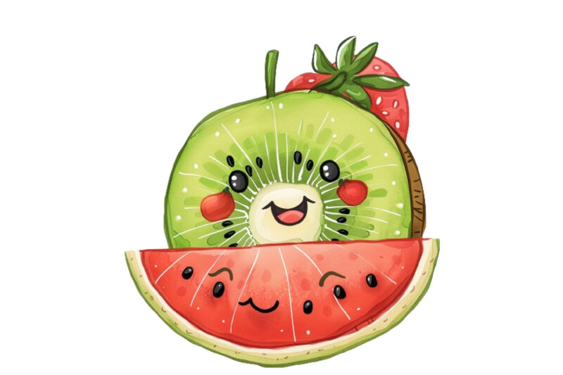 Cute smile Fruit Clipart