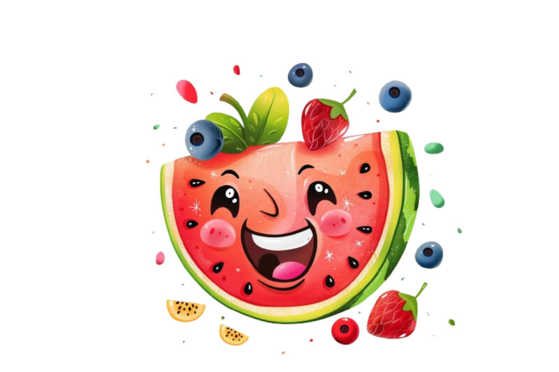 Cute smile Fruit Clipart