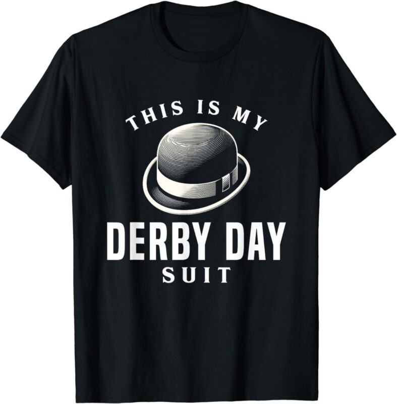 Derby Day 2024 Funny Horse Racing This Is My Derby Day Suit T-Shirt