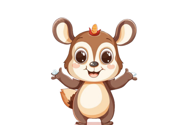 cute animal wearing clipart